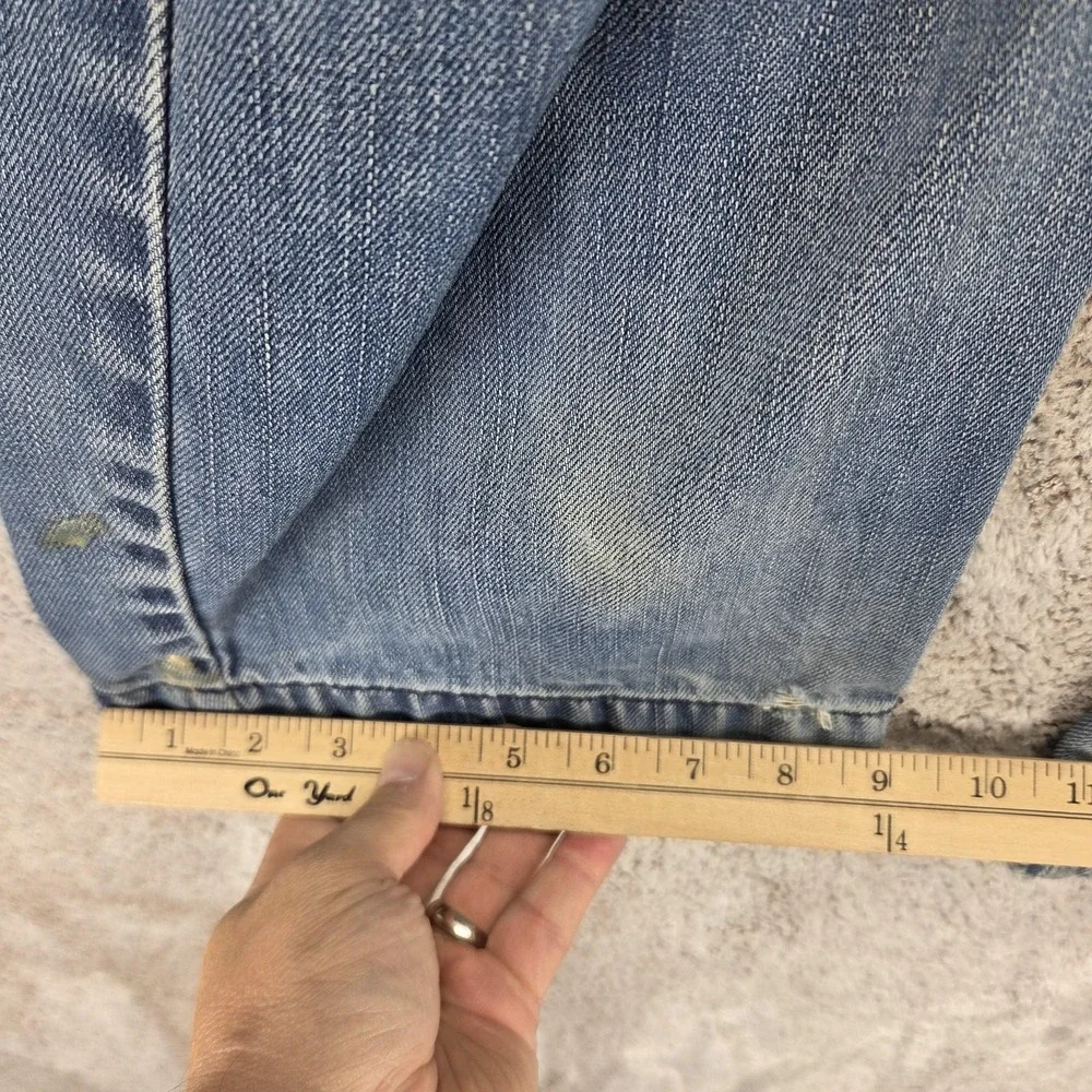 VTG Levis Engineered Jeans Mens Blue Twisted Buckle Back One Pocket Fits 30x30